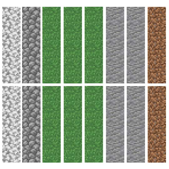 RoomMates Minecraft Block Strips Peel & Stick Wall Decal Set | 4" x 16.7" | Michaels®
